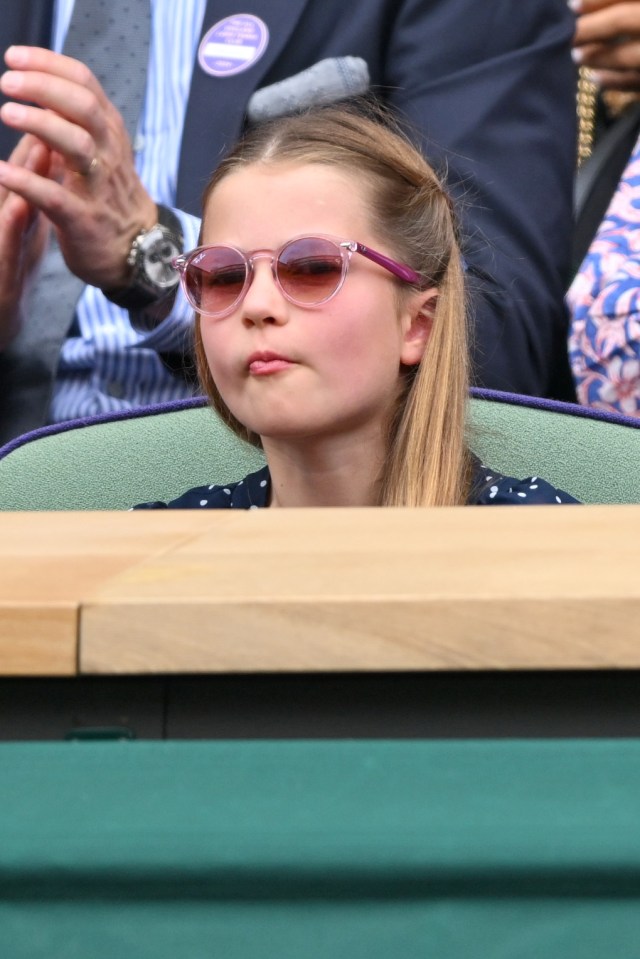 Kate is said to have taken Charlotte to Wimbledon as a “special treat”