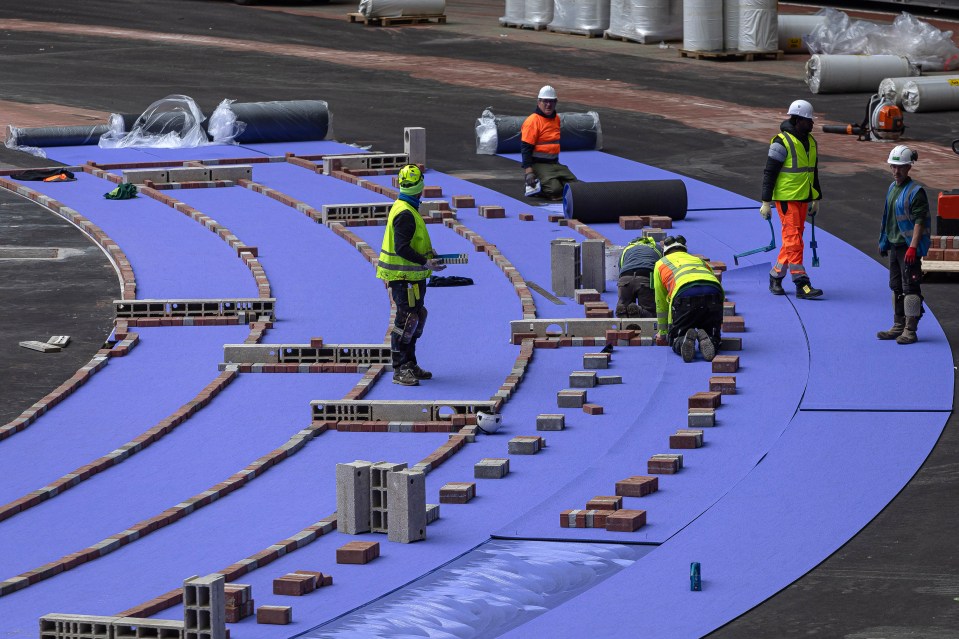 The track at the Paris Olympics will be purple