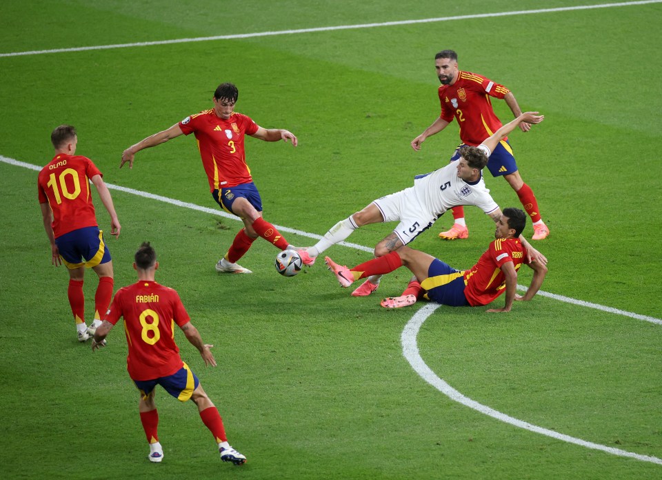 England are Spain collided in the Euro 2024 final