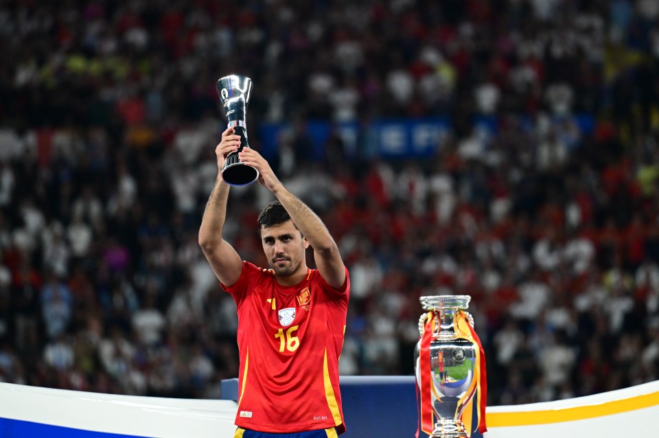 Rodri won player of the tournament