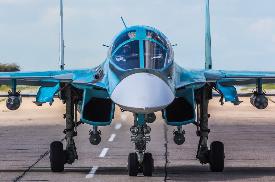 Putin's prized SU-34 is estimated to cost £40million