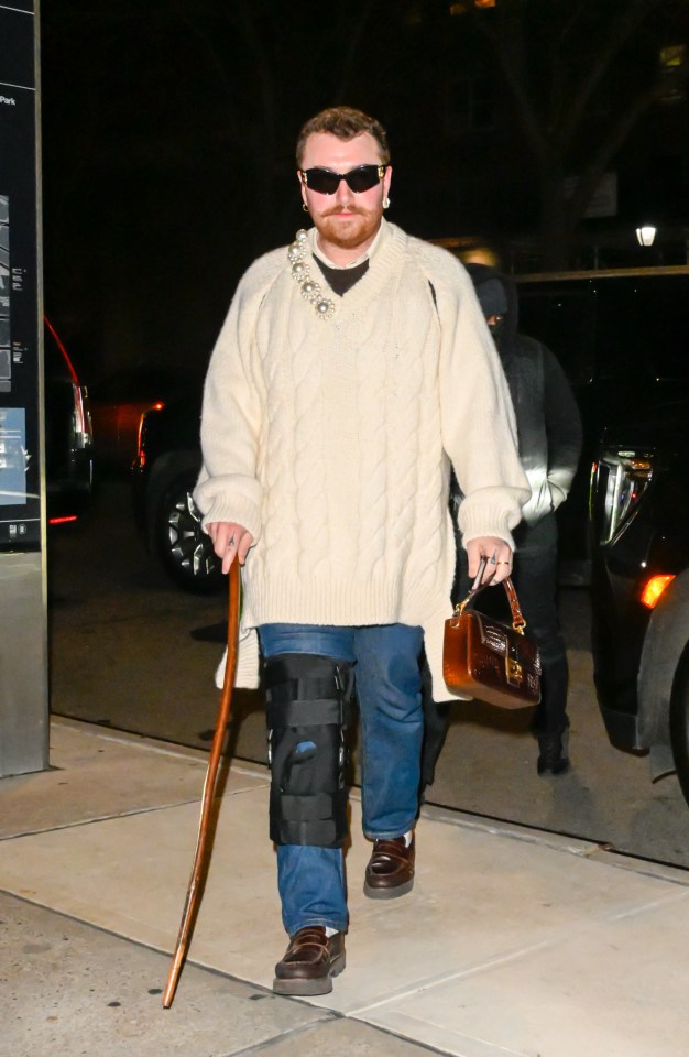 Sam Smith was left unable to walk after a terrifying skiing injury at the beginning of the year