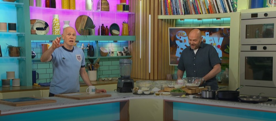 Sunday Brunch fans were not impressed by Tim's antics