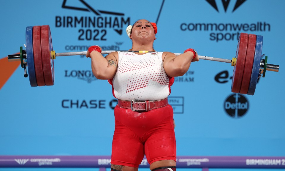 The weightlifter is aiming to improve on the silver medal she won at the Tokyo Olympics