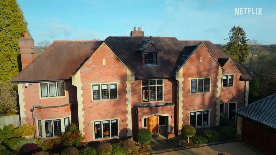 The family’s £1.7 million home was heavily features on their Netflix series