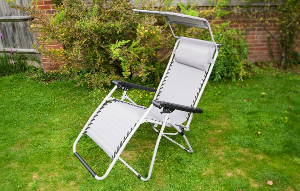 Robert Dyas' Zero Gravity lounger is ideal if you're on a budget