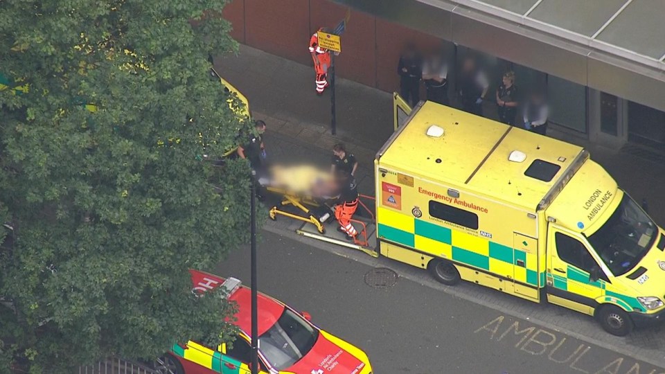 an ambulance from the london ambulance service