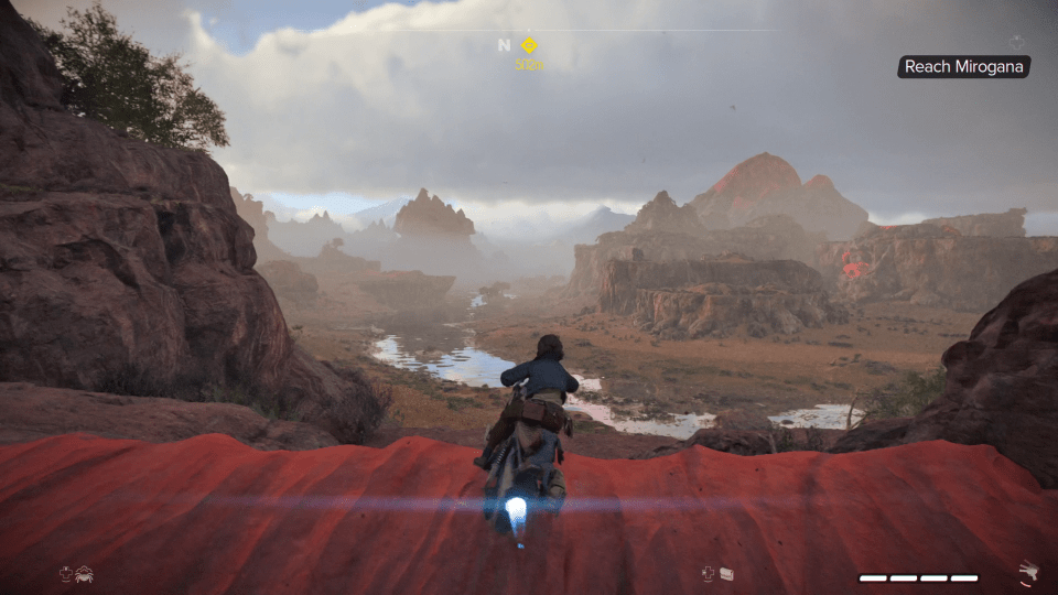 Riding a speeder bike through Outlaws' vast worlds is a joy for any fan