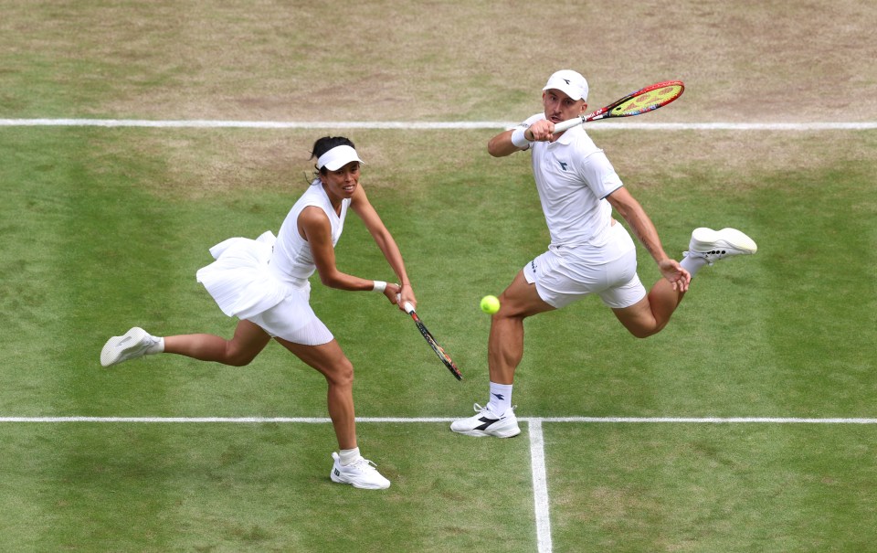 There are no British players left in the mixed doubles