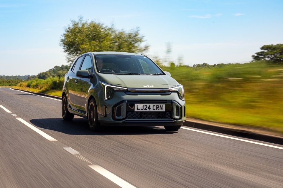 Kia’s Picanto costs 1.1p per gram