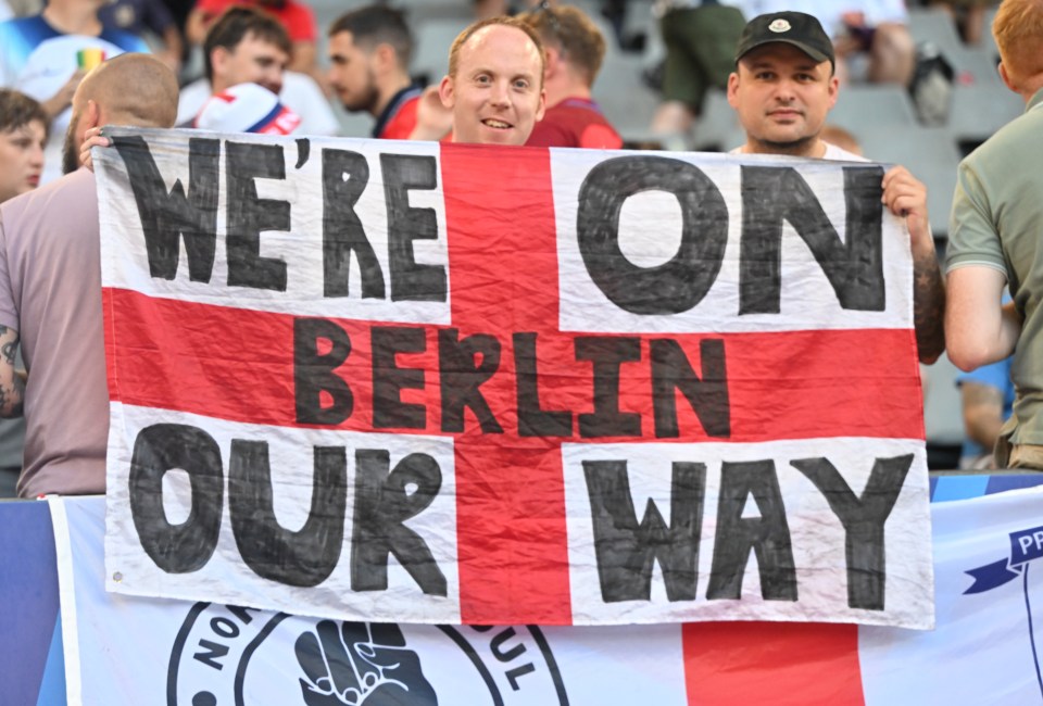 Around 50,000 fans are expected to fly to Berlin for the final match