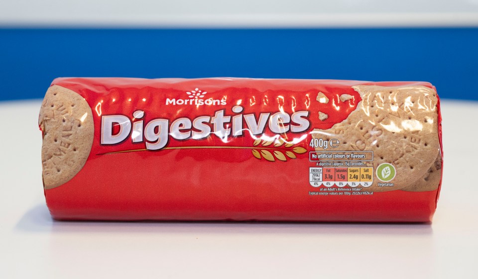 The Morrisons digestives were darker in colour and one of the richest flavour-wise