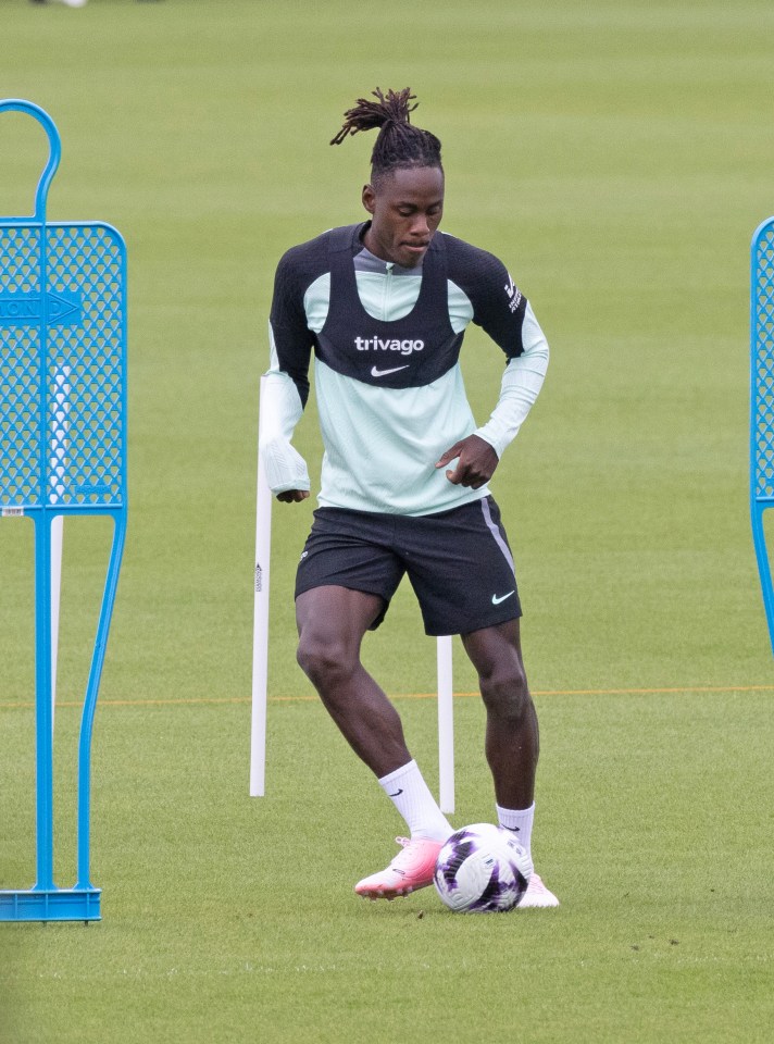 Trevoh Chalobah trained with Chilwell