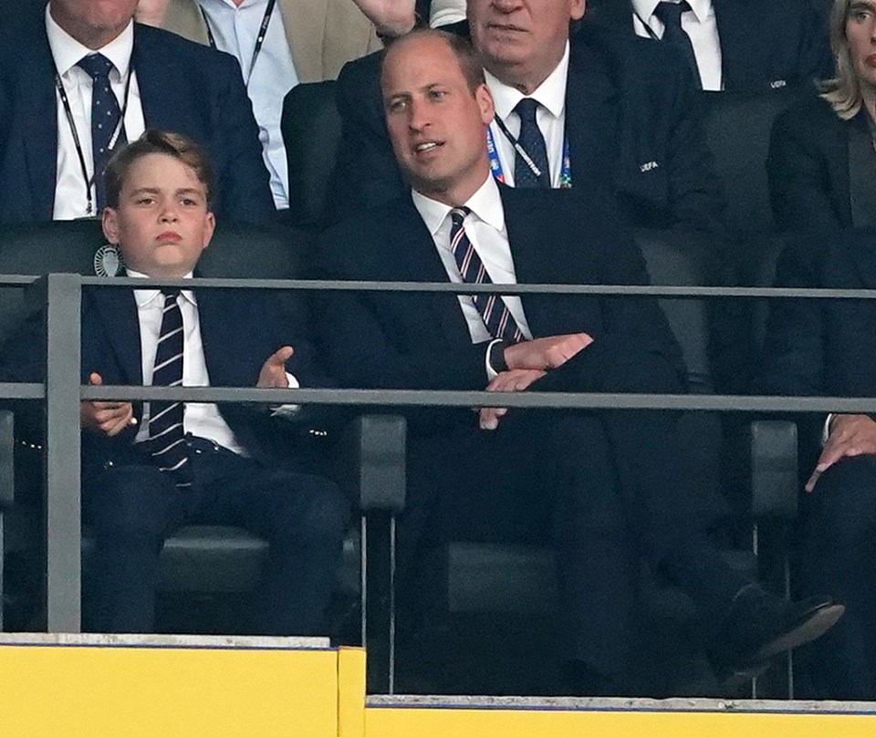 Prince George with dad Prince William