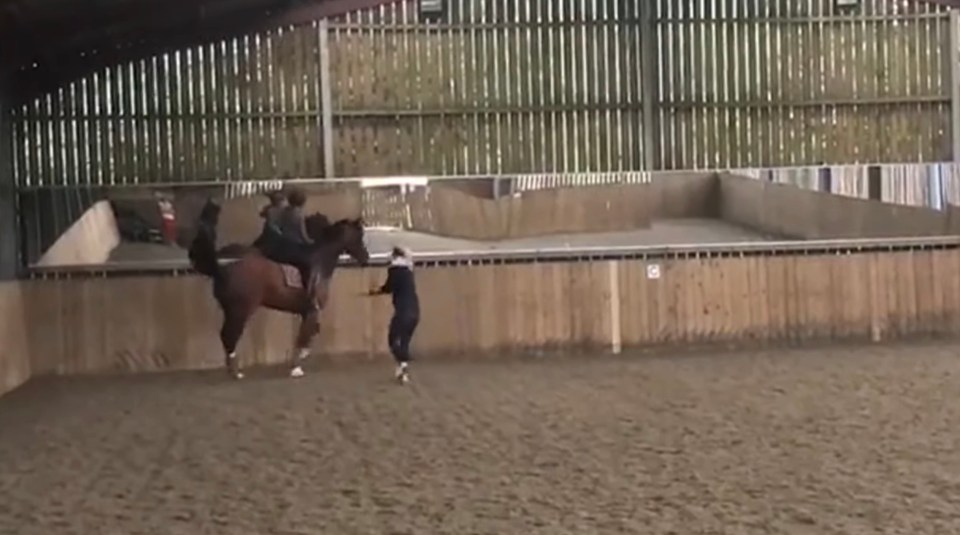 A video emerged this week of Dujardin whipping a horse at least 25 times in one minute