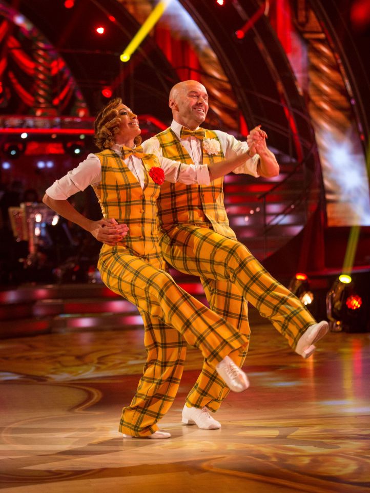 Simon Rimmer fell during a dance-off and injured his thigh