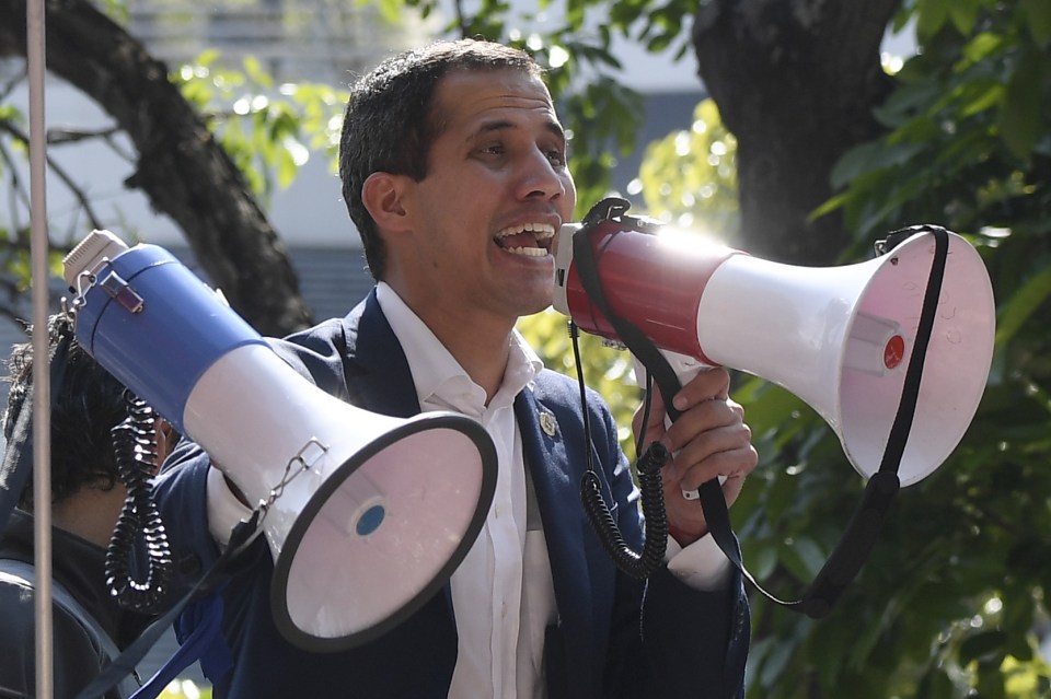 Venezuelan opposition leader and self-proclaimed acting president Juan Guaido was eventually forced out of the country