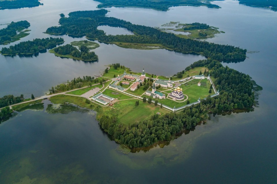 Part of the lake near Putin’s Valdai home has been closed off to the public