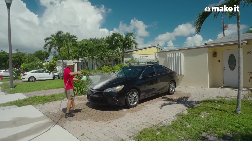 He started hustling after his dad passed away