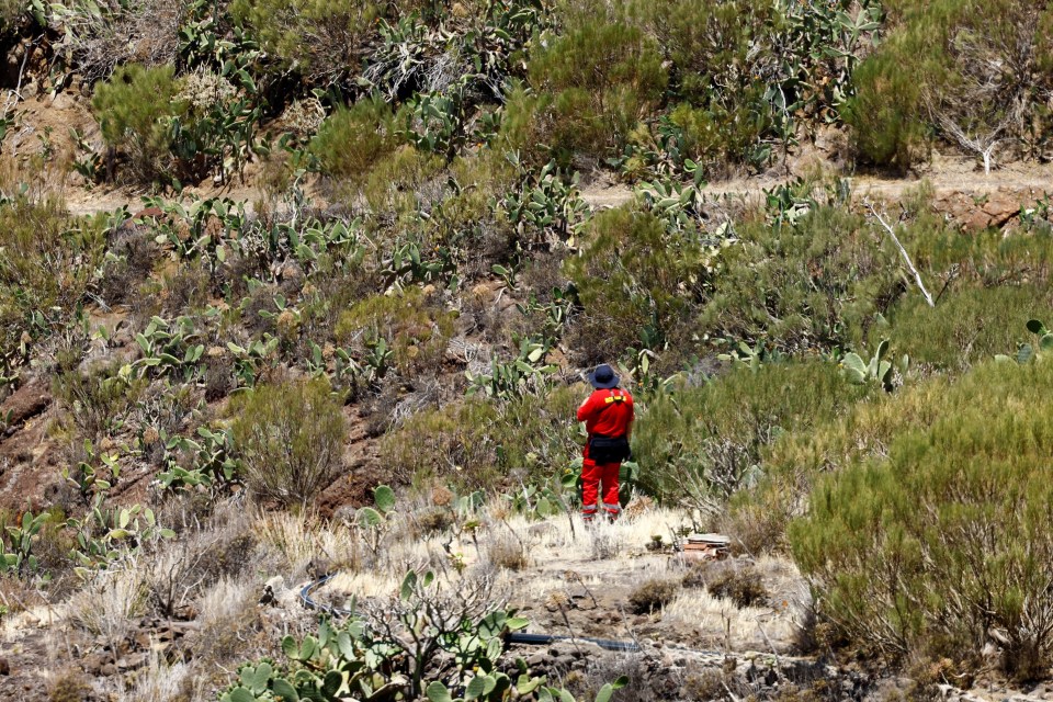 Jay disappeared in northwestern Tenerife - sparking a massive search in a treacherous area