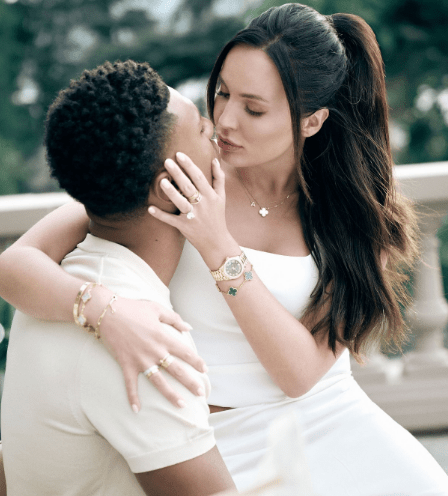 He shared romantic snaps from the proposal in Lake Como, Italy