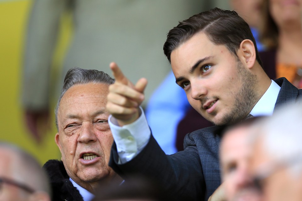 His dad, David Sullivan is West Ham's billionaire owner