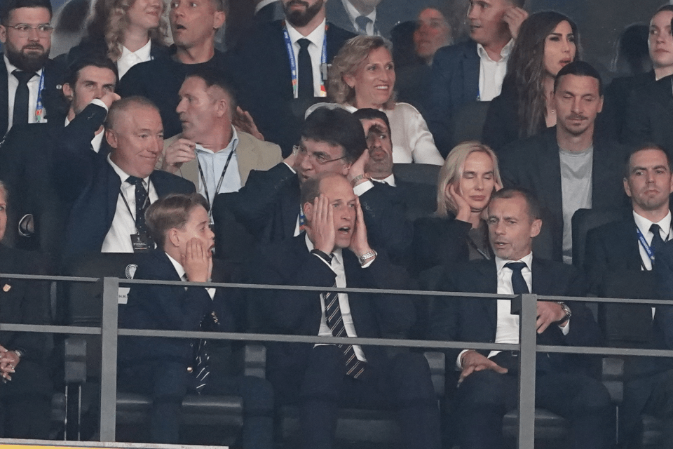 The pair looked devastated and in disbelief as England lost to Spain 2 – 1