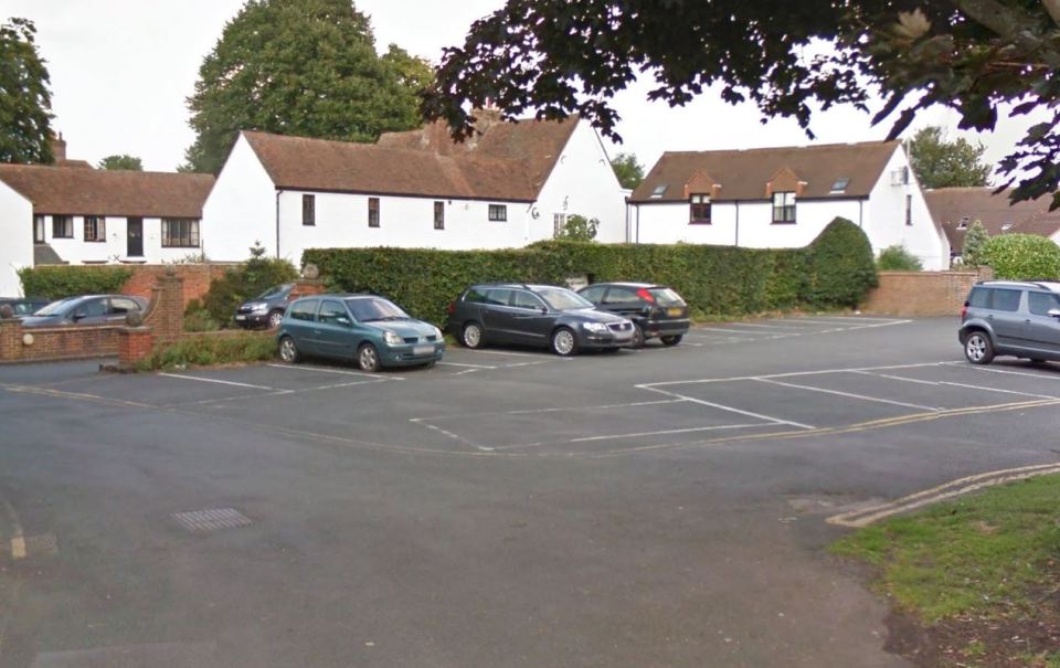 A row has erupted in a small Kent village over a parking ban at the village hall