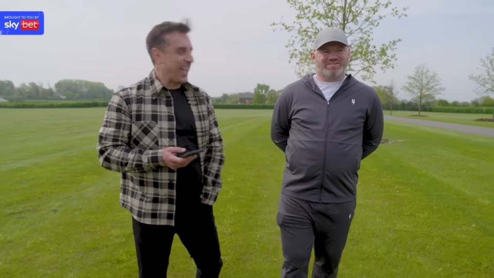 Rooney showed Nev his home in May before his cheeky comments