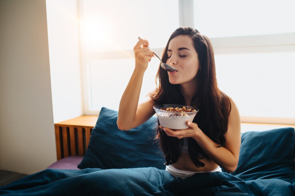 The food fan put a twist on the breakfast classic