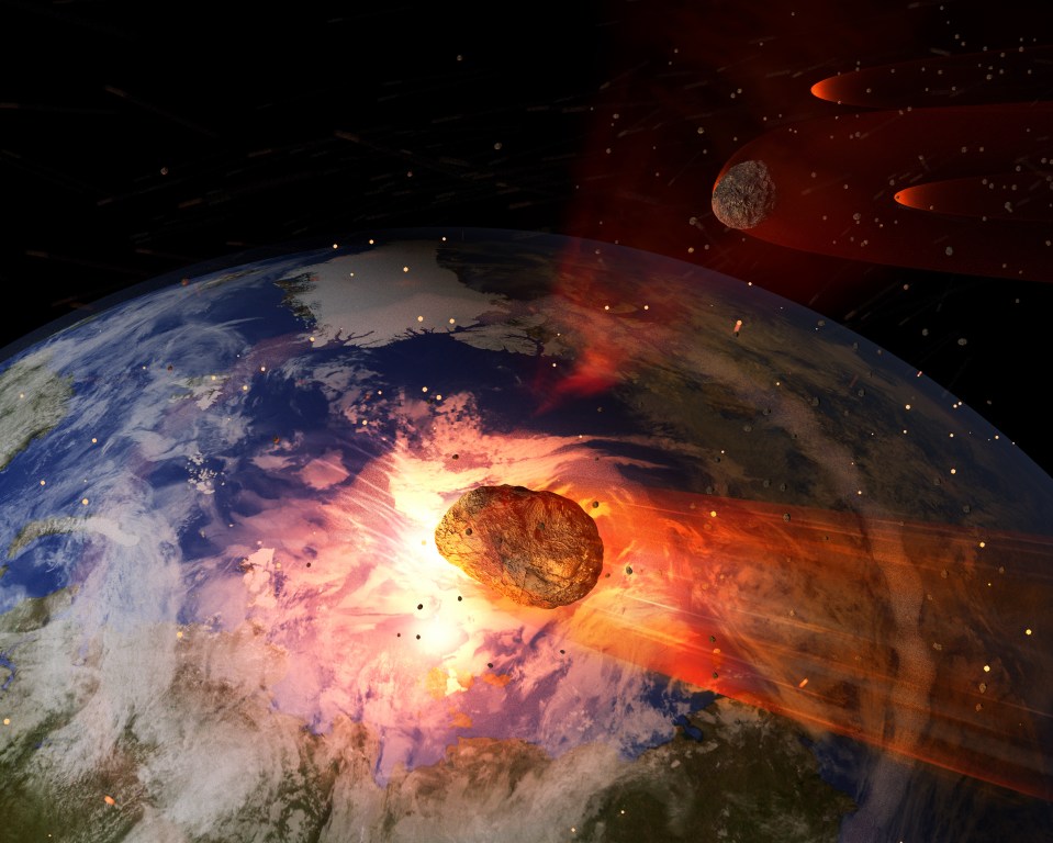 An asteroid smashing into earth would have devastating consequences