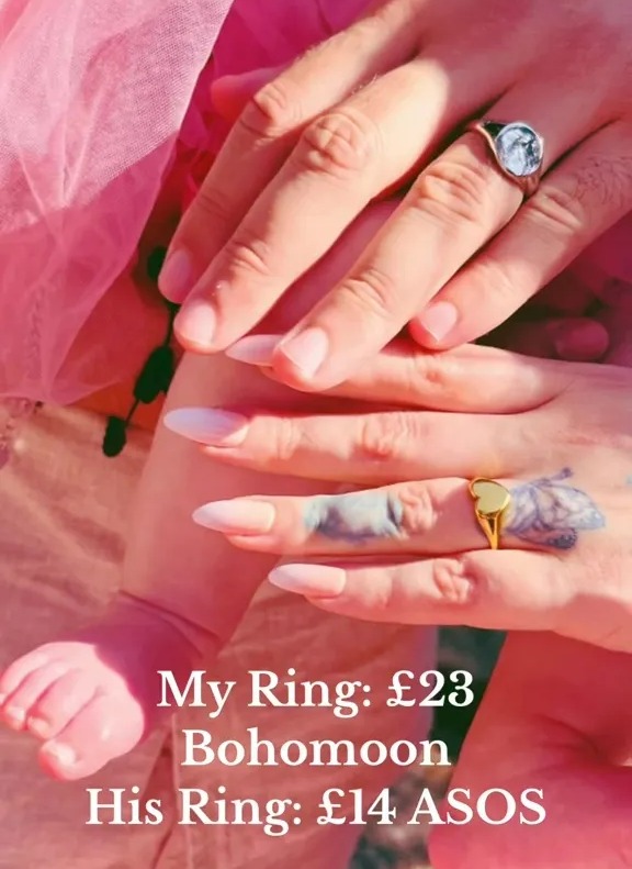 Wilma’s ring was £23 whilst Callum’s was only £14