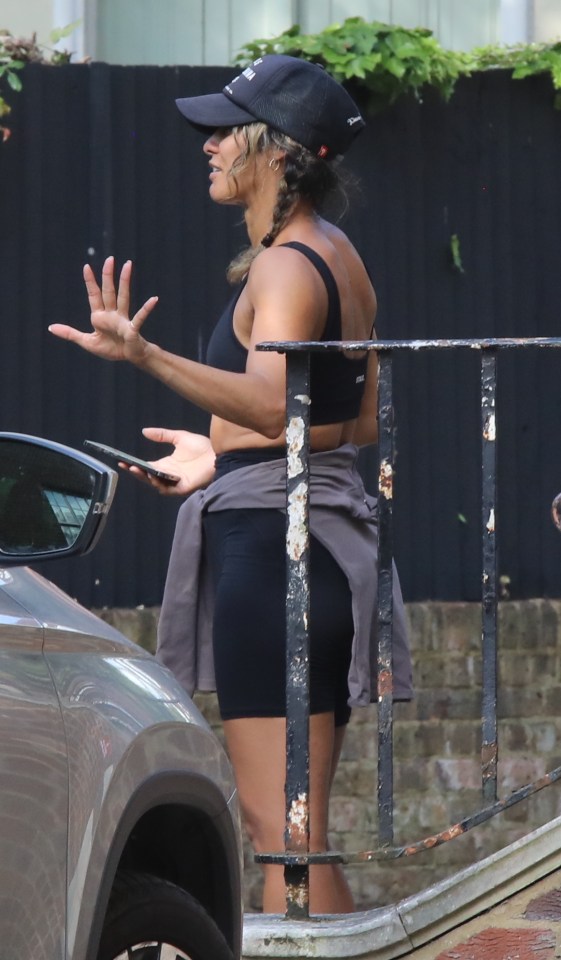 Karen Hauer said she was leaving the studio as it was 'so darn hot'