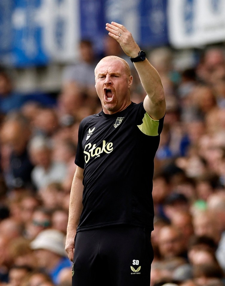 Sean Dyche was not a happy man after his side suffered a dismal defeat