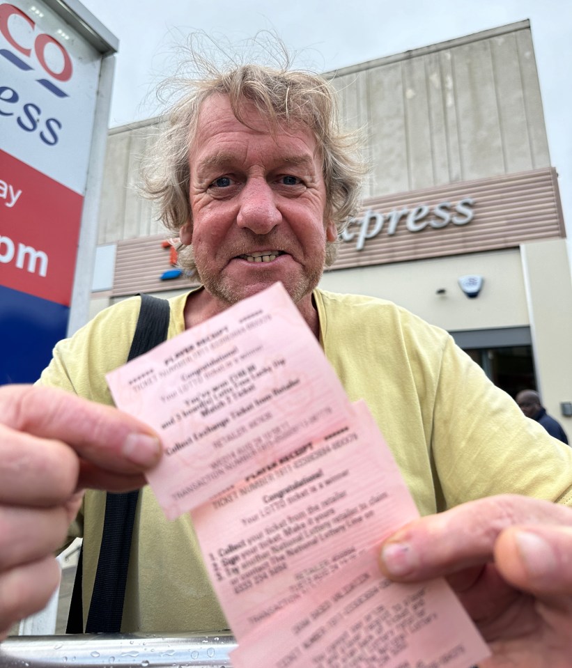 Kevin was previously banned from his local Tesco after it refused to pay out on his Lotto win, he claims