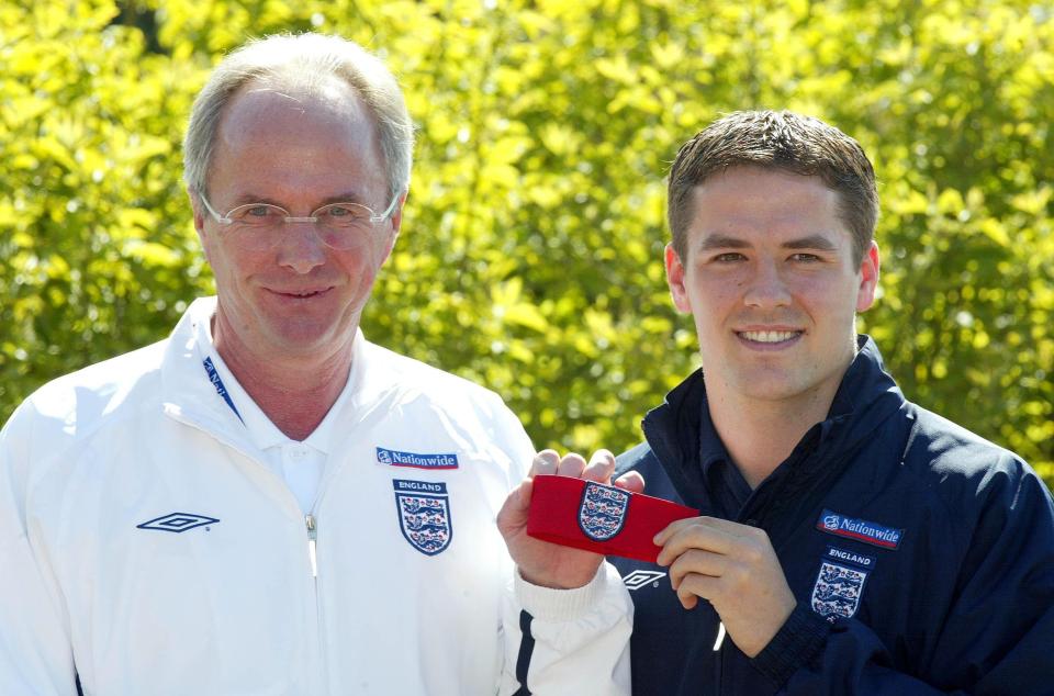 Michael Owen has 89 caps for England