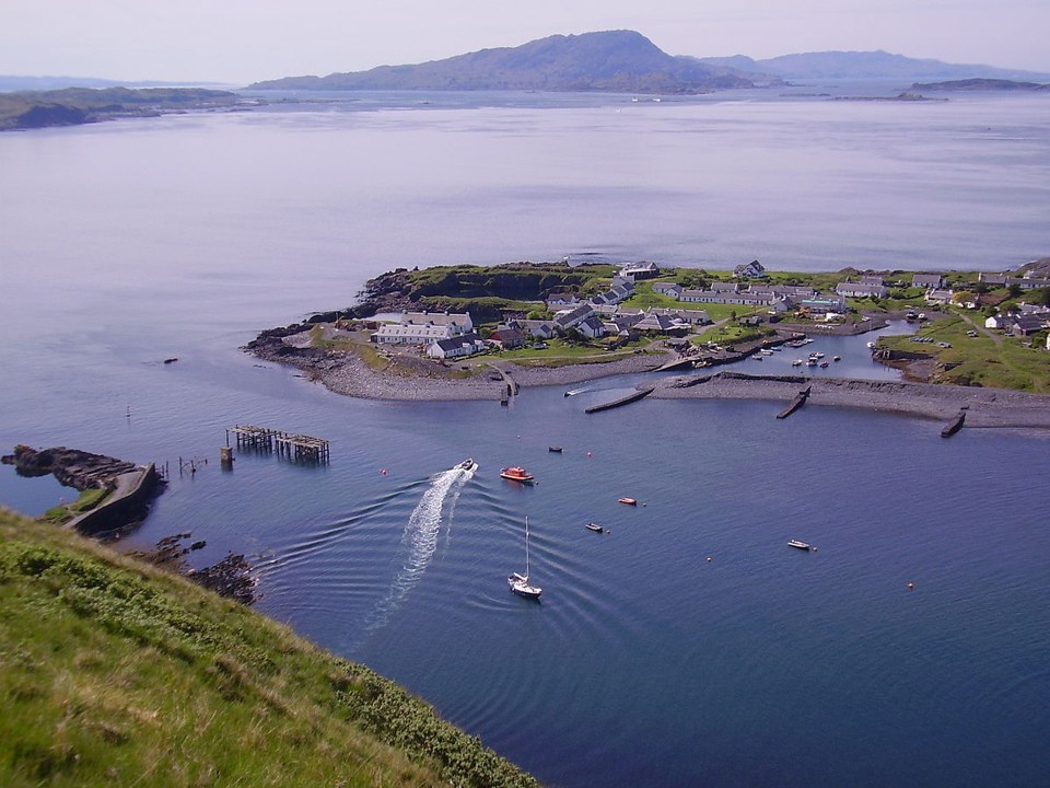 Easdale Island has only 60 inhabitants and no cars