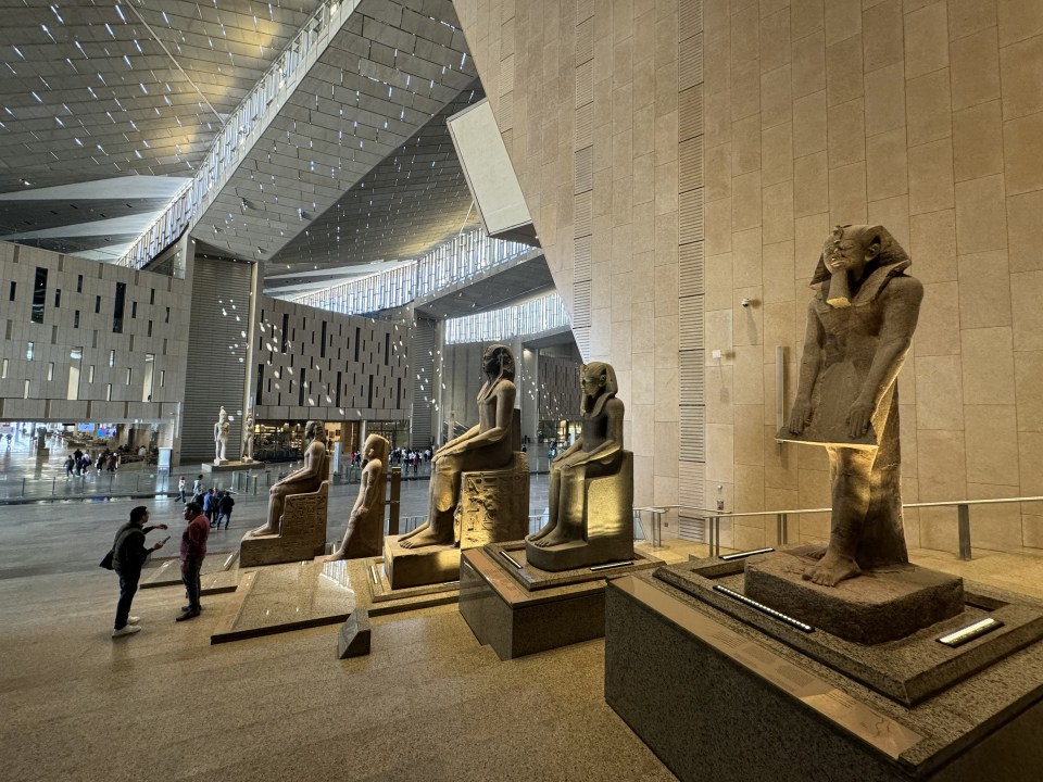 An incredible exhibition space of more than 4,000 square metres will display hundreds of ancient pharaonic  artefacts