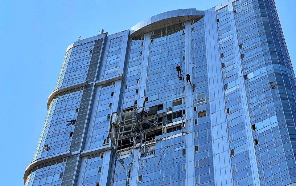 a very tall building with a lot of windows