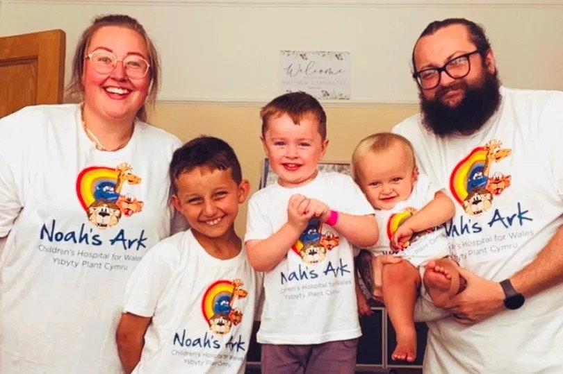 Sam and Matt are raising money for Noah’s Ark Children’s Hospital, Cardiff