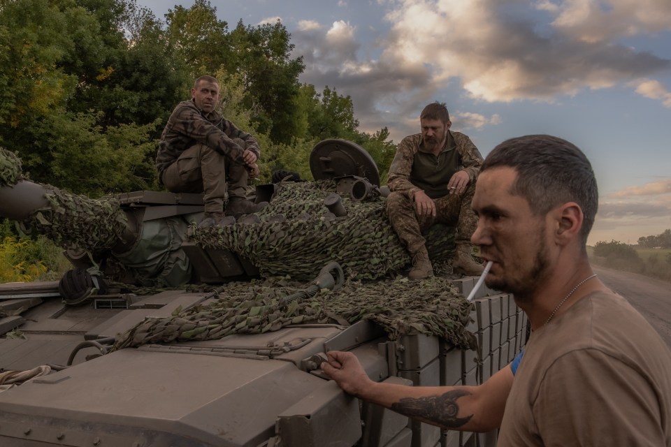 Ukrainian tank crews have been part of the invasion into Kursk