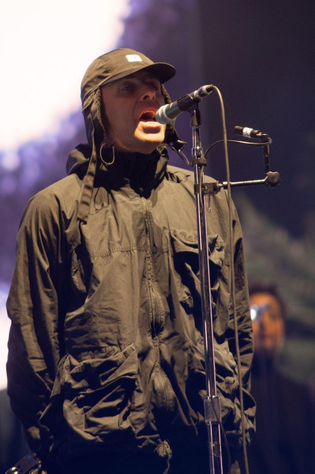 a man wearing a hat is singing into a microphone