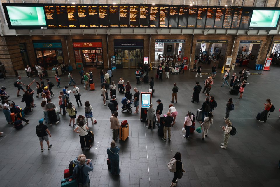 London King’s Cross Station was still affected on Thursday