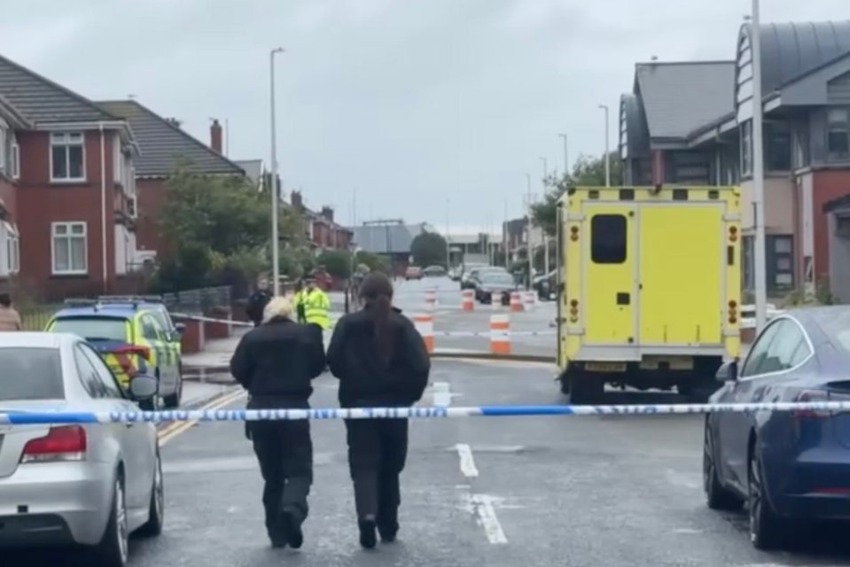 Greater Manchester Police found three people with stab wounds on Barnard Road, in the Gorton area near Longsight