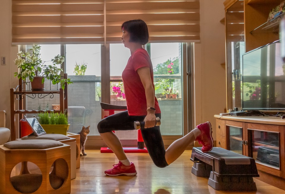 Bulgarian split squats - lower into a lunge but with the back foot elevated