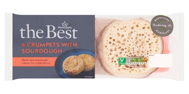 Three of the products are sold in Morrisons, including this sourdough variety