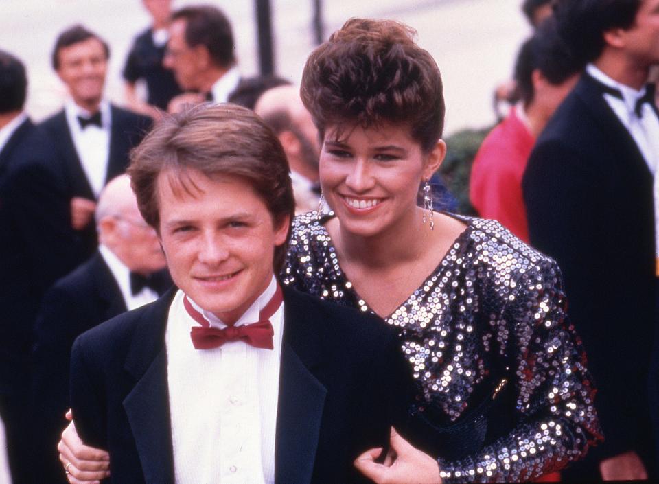 Nancy dated Hollywood actor Michael J. Fox for three years