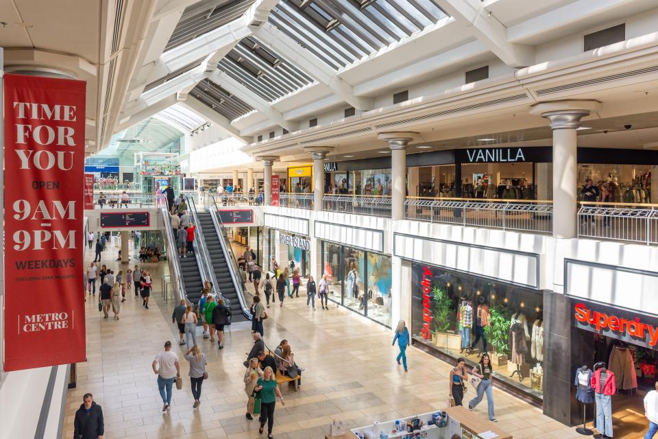 MetroCentre shopping mall once had a huge indoor theme park