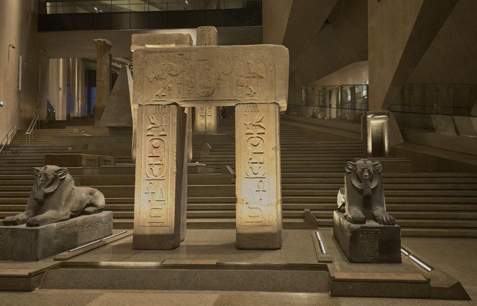 The architectural marvel is being built for the Egyptian Ministry of Culture to house thousands of pharaonic artefacts from the ancient era