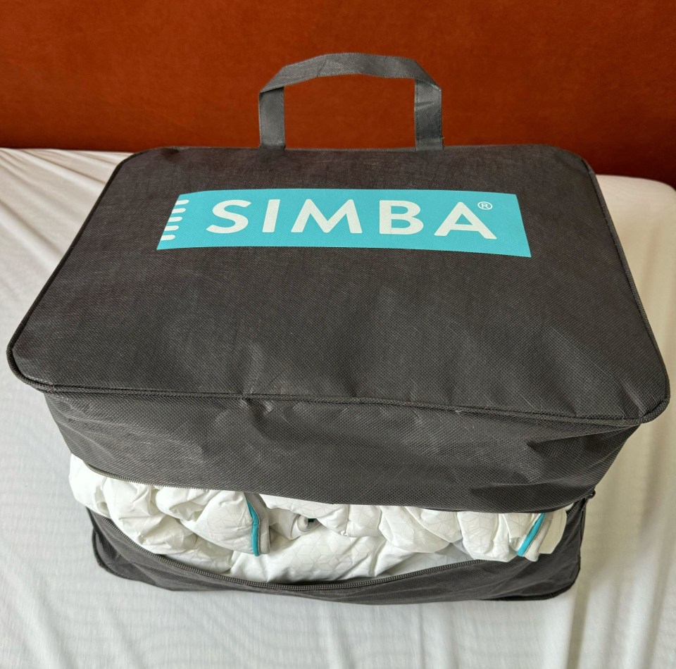 Simba's Hybrid Duvet arrives bagged up and ready to roll